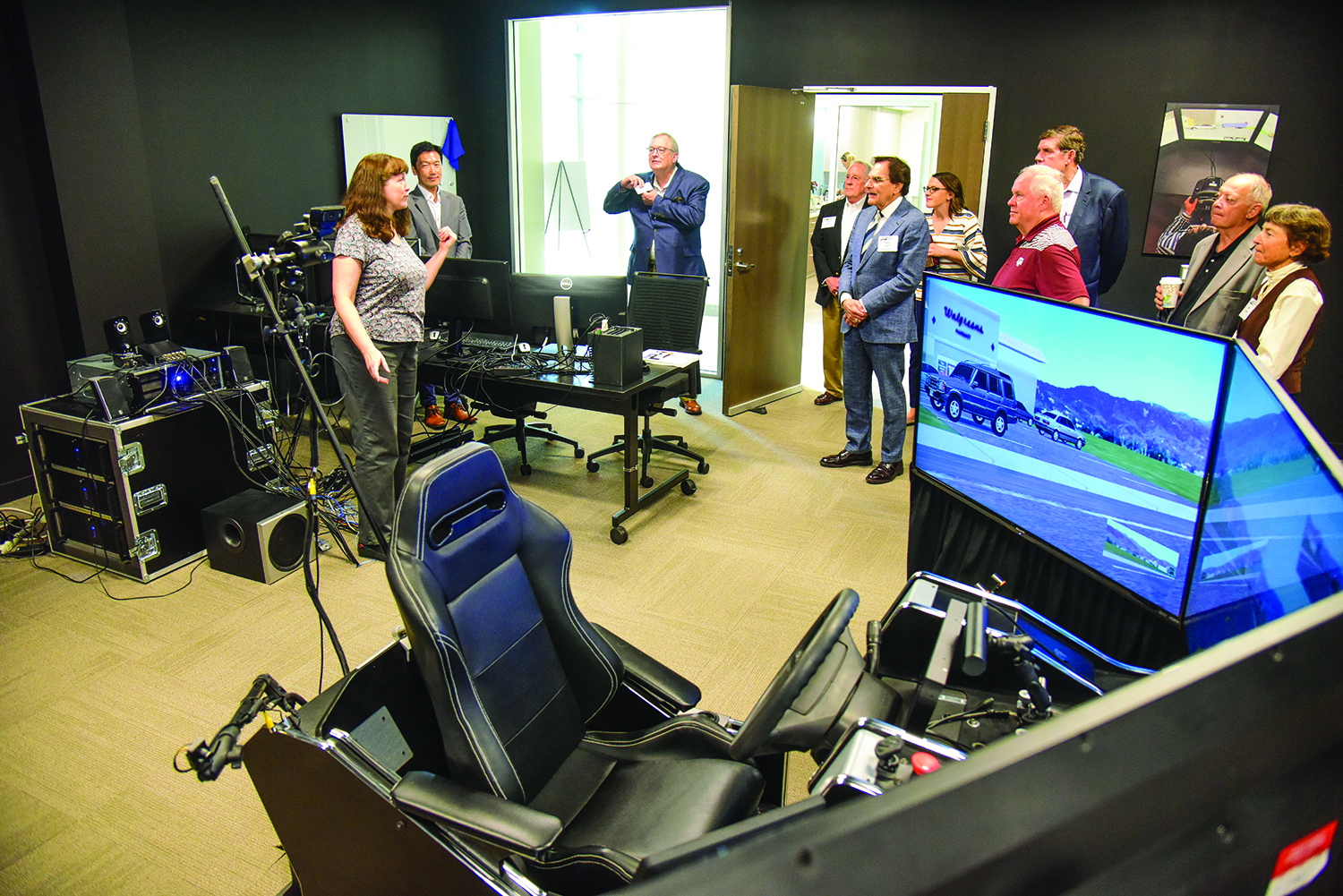 Driving Simulator tour during TTI HQ Grand Opening