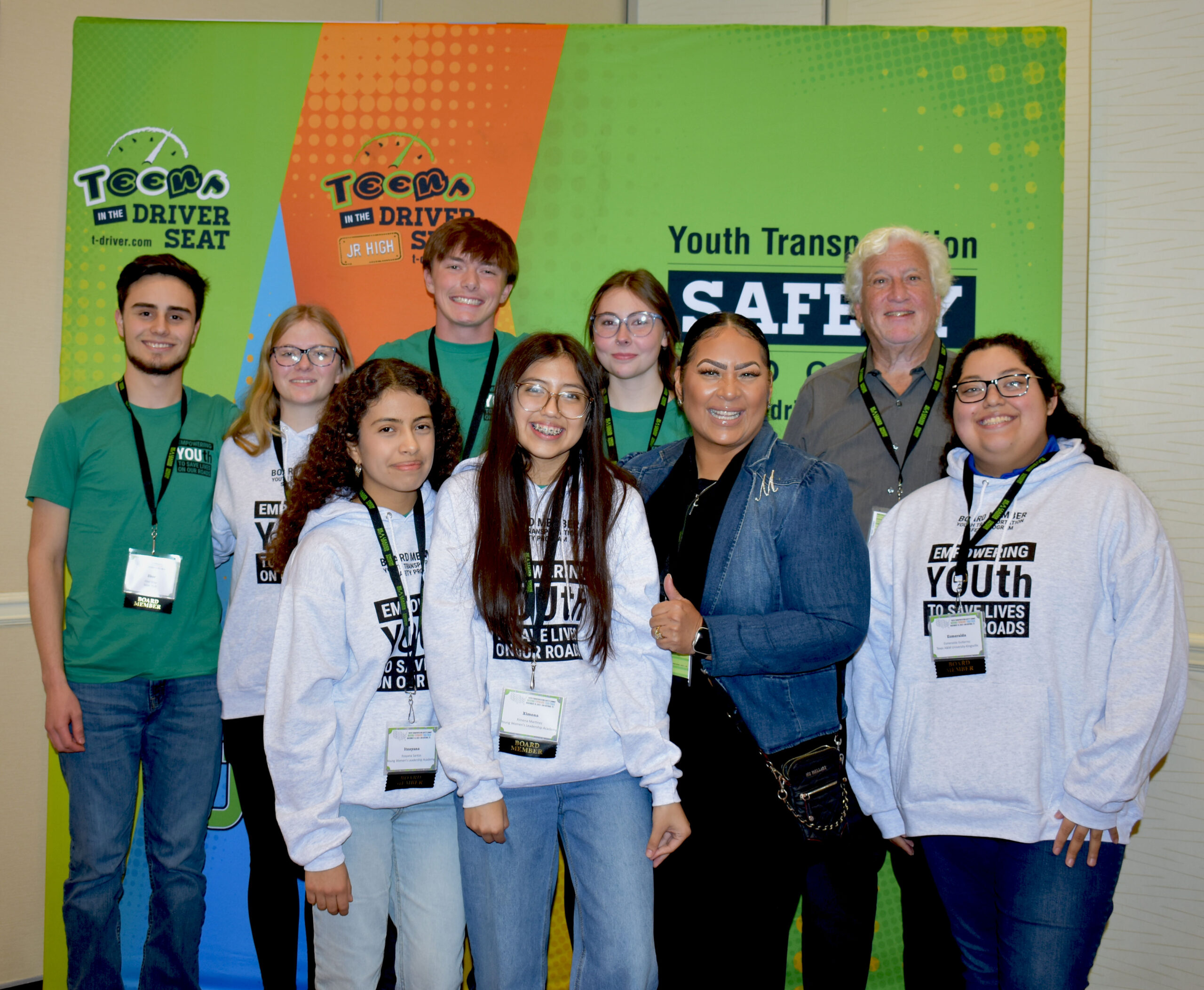 Teen and Collegiate Advisory Board members with NRSF staff at the YTS Summit